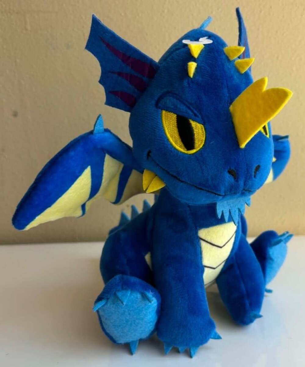 Dungeons and Dragons Blue Dragon Phunny Plush NECA 8 Inch Sitting